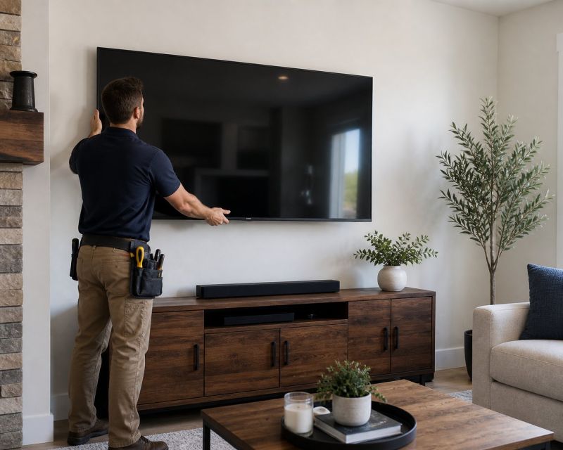 Bedroom Tv Mounting in Alpharetta, GA